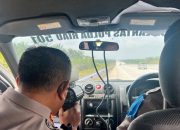 OPLK 2025 di Tol Pekanbaru: Ditlantas Polda Riau Gunakan Speed Gun Check Pelanggar Kecepatan