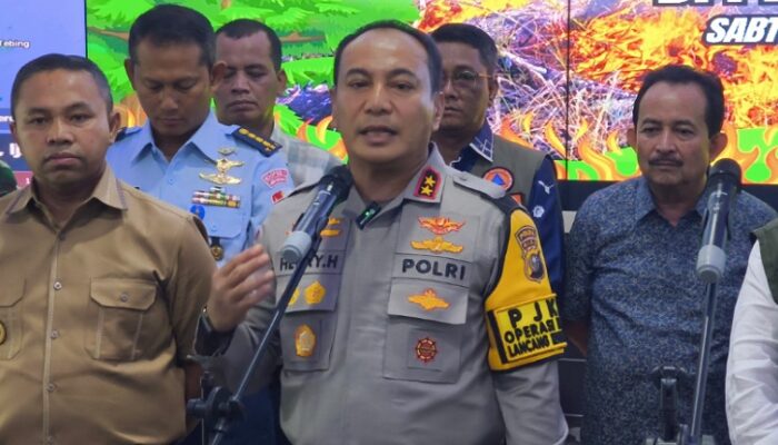 Riau Masuki Bulan Kritis Penanganan Karhutla, Kapolda Riau: Tak Ada Ampun Bagi Pembakar Lahan