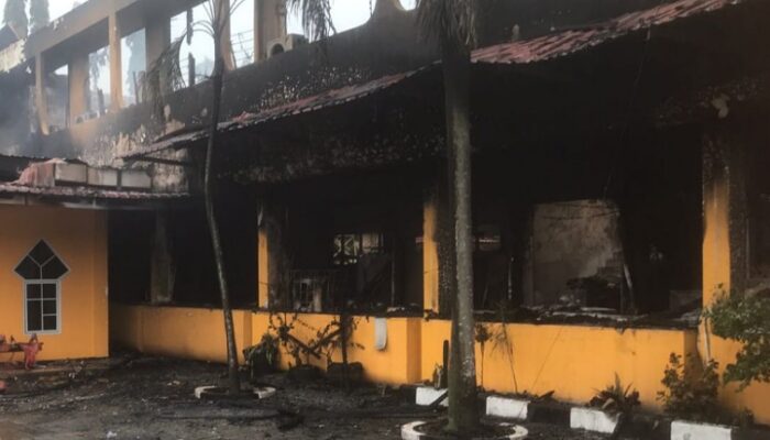 Disnakertrans Pekanbaru Dilahap Jago Merah, Polisi Pastikan Penyebab Kebakaran
