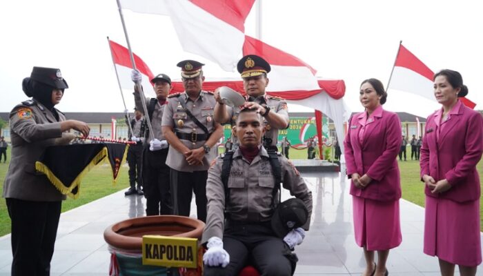 Pendidikan Siswa Bintara Polri Tahun 2025-2026 Resmi Dimulai, Begini Pesan Kapolda Riau