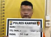 Spesialis Pencurian L300 Dibekuk Satreskrim Polres Kampar, Beraksi antar Kabupaten