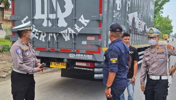 30 Truk ODOL Ditilang Dishub Pekanbaru, Wajib Putar Balik dari Jalur Kota