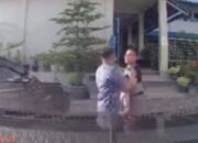 Viral! Pemobil Aniaya Pria Gendong Bayi di Depan Sekolah As-Shofa Pekanbaru