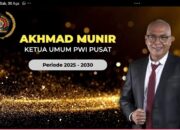Kalahkan Hendry Ch Bangun, Ahmad Munir Pimpin PWI Pusat
