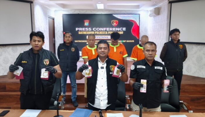 Komplotan Curat Lintas Provinsi Dilumpuhkan Timah Panas Polisi Pekanbaru