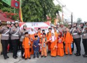 Meriahkan HUT RI ke-80, Ditlantas Polda Riau Ajak Anak-Anak Cinta Tanah Air dan Lingkungan