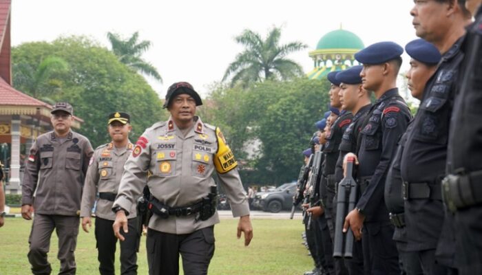 Pastikan Festival Pacu Jalur 2025 Berjalan Kondusif, Brimob Turunkan Satu Kompi Personel