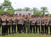 Danyon B Pelopor menghadiri Upacara penutupan TMMD ke – 125 di Pekaitan