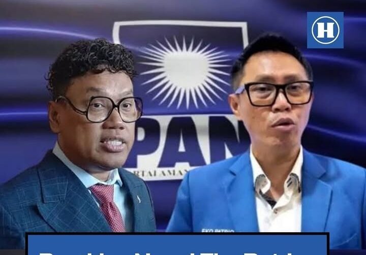 Anggota DPR RI Fraksi PAN, Eko Patrio (kanan) dan Uya Kuya (kiri), resmi dinonaktifkan oleh DPP PAN usai aksi joget keduanya menuai kritik luas dari masyarakat." (Foto: Harian Haluan.com)