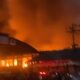 Beginilah penampakan Pasar Atas Payakumbuh yang terbakar.(ist)