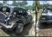 Suzuki Escudo Tabrak Dua Rumah di Agam, Satu Orang Meninggal