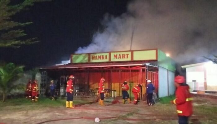Hamka Mart di Padang Terbakar, Kerugian Capai Rp350 Juta