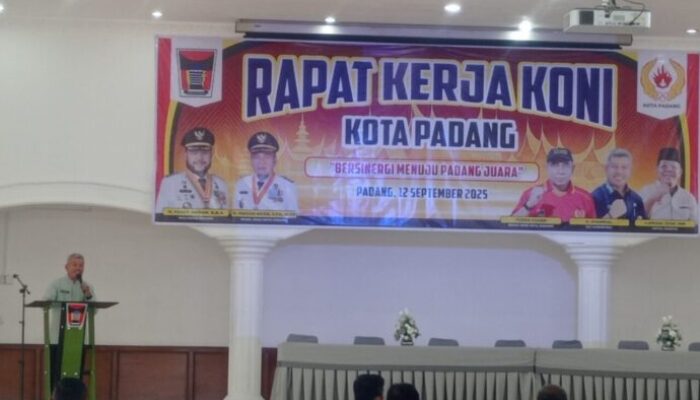 Menuju Padang Juara, KONI Padang Gelar Muskot Pemilihan Ketum 2025-2029