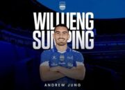 Persib Bandung Resmikan Andrew Patrick Jung, Lengkapi Kuota 11 Pemain Asing