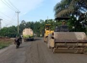 Atasi Jalan Rusak Akibat ODOL, Pemprov Riau Bangun Rigid Pavement di Inhu