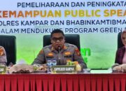 Polres Kampar Gandeng Pakar, Latih Personel Jadi Komunikator Andal Program Green Policing