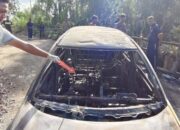 Begini Kronologi Lengkap Insiden Mobil Honda Mobilio Terbakar di Jembatan Parit 22 Inhil