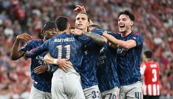 Arsenal Tundukkan Bilbao 2-0 di San Mames, Martinelli Jadi Pembeda