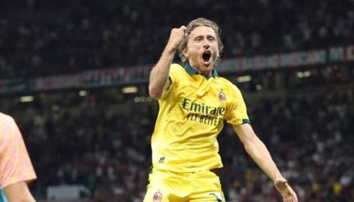 Luka Modric Jadi Pahlawan untuk AC Milan