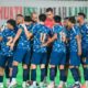 Pemain PSPS Pekanbaru berdoa sesaat jelang pertandingan.(ist)