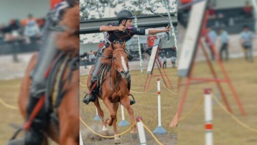 Azral Mardin Wakili Indonesia di Kejuaraan Horseback Archery Dunia 2025 di Amerika Serikat. (Ist)