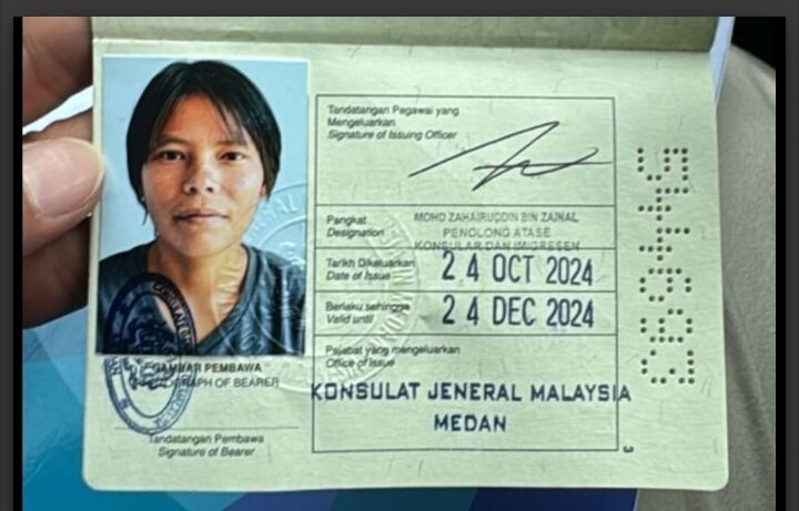 Tangkapan layar ibu Zahira, Nur Amira, yang kasus kewarganegaraannya masih menunggu keputusan resmi dari pihak Imigrasi. (Dok. SumbarKita)