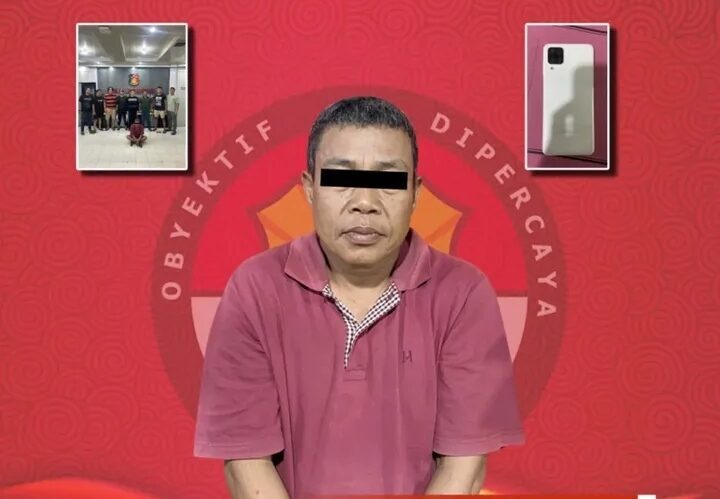 Pelaku pencurian berinisial SB alias Bajan usai ditangkap polisi. (Dok. Polres Payakumbuh)