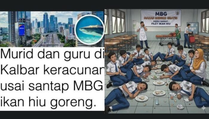 Belasan Siswa dan Guru Keracunan MBG Ikan Hiu Goreng