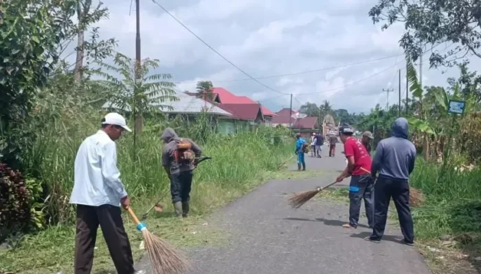 Nagari Panampuang Hidupkan Kembali Semangat Gotong Royong