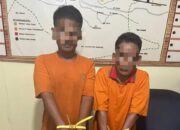 Polsek Kuantan Hilir Tangkap Dua Pengedar Narkoba, 3,67 Gram Sabu dan Barang Bukti Lain Diamankan