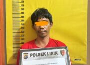 Polsek Lirik Tangkap Pengedar Sabu di Desa Japura Inhu