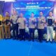 Sejumlah instansi di Sumbar menerima penghargaan dalam rangka Syukuran hari Lalu Lintas Bhayangkara di Mapolda Sumbar, Senin (22/9/2025). (ist)
