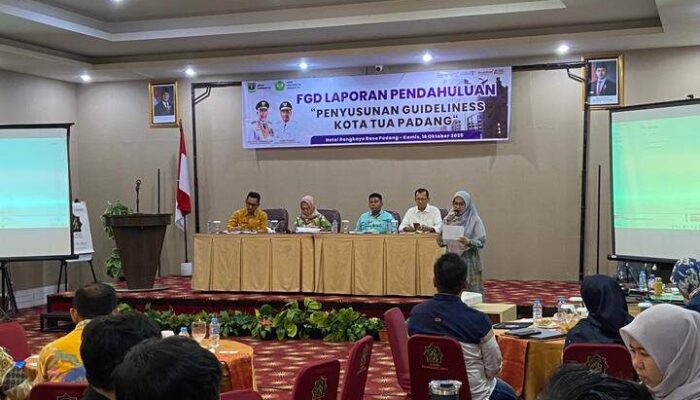 Pemko dan Pemprov Sumbar Susun Pedoman Penataan Kawasan Kota Tua Padang