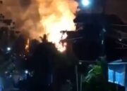 Kilang Pertamina Dumai Terbakar, Api Membubung Tinggi ke Udara