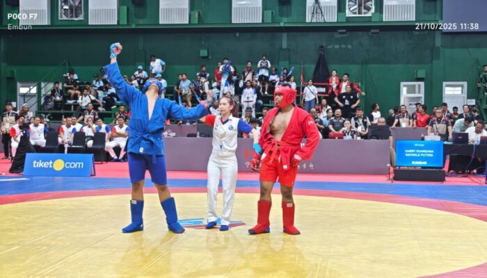 Sambo Sumbar Tambah Dua Emas, Mantapkan Dominasi di PON Beladiri 2025