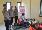 Peringati HUT ke-74 Humas Polri, Polres Pasaman Barat Sumbang 40 Kantong Darah untuk Masyarakat