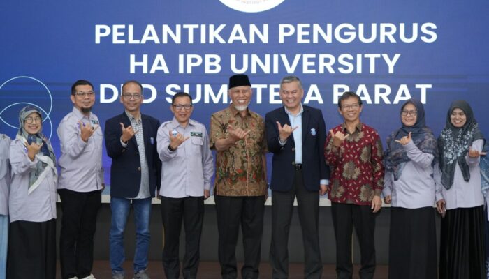 Gubernur Mahyeldi Dorong Alumni IPB Jadi Penggerak Pertanian Sumatera Barat