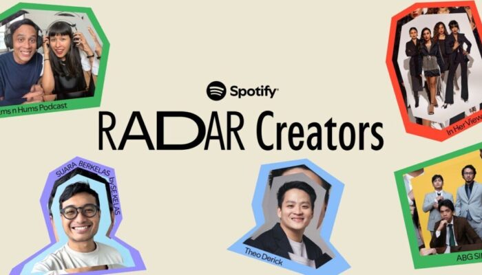 Spotify Umumkan 5 Kreator Indonesia dalam Program Global RADAR Creators 2025