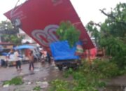 Puluhan KK Terdampak Hujan Badai di Kota Solok, Tidak Ada Korban Jiwa