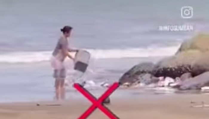 Tertangkap Kamera, Pelaku Pembuang Sampah ke Laut di Padang Berhasil Ditemukan