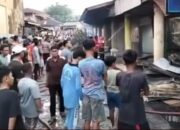 Begini Kronologi Lengkap Kebakaran di Pasar Kuok yang Hanguskan 11 Ruko