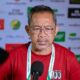 Head Coach PSPS Pekanbaru, Aji Santoso dalam salah satu sesi wawancara.(ist)