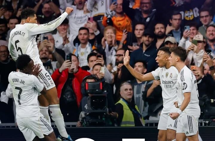 El Clasico Panas di Bernabeu, Mbappe & Bellingham Antar Madrid Tundukkan Barcelona 2-1. (Foto: Instagram Real Madrid)