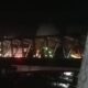 Tangkapan layar di Jembatan Leton II Pekanbaru saat pengendara panik dan klakson bersahutan (ist)