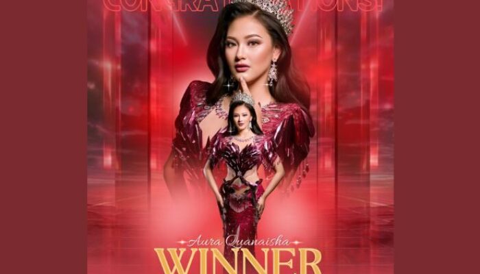 Siswi SMAN 1 Padang Aura Quanaisha, Raih Gelar Miss Teen of the Universe 2025 di India
