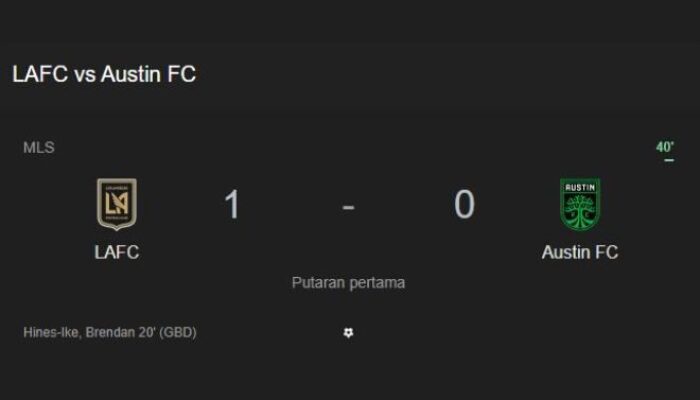 Link Nonton Live Streaming LAFC vs Austin FC Major League Soccer 2025