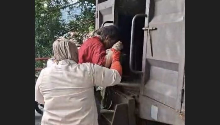 Satpol PP Bawa Orang Terlantar di Seberang Padang dan Dilarikan ke RSUD dr. Rasidin