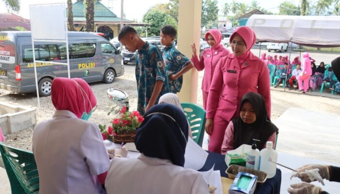 Peringati HKGB ke-73, Bhayangkari Pasaman Barat Gelar Bakti Sosial dan Santuni Anak Yatim