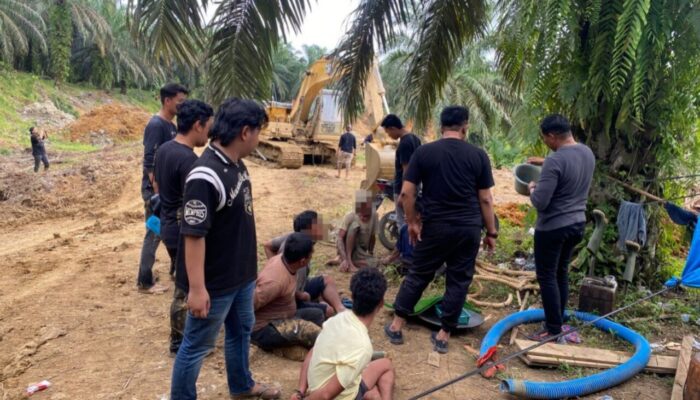 Polda Sumbar dan Polres Pasaman Barat Tangkap Tiga Pelaku Penambangan Ilegal
