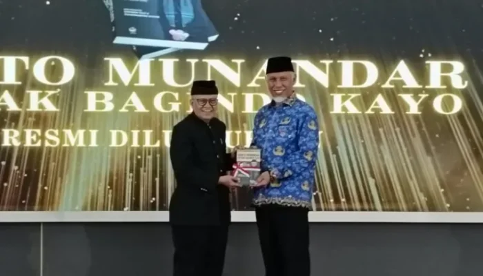 Peluncuran Buku Aristo Munandar, Mahyeldi: Jejak Pengabdian Layak Diteladani